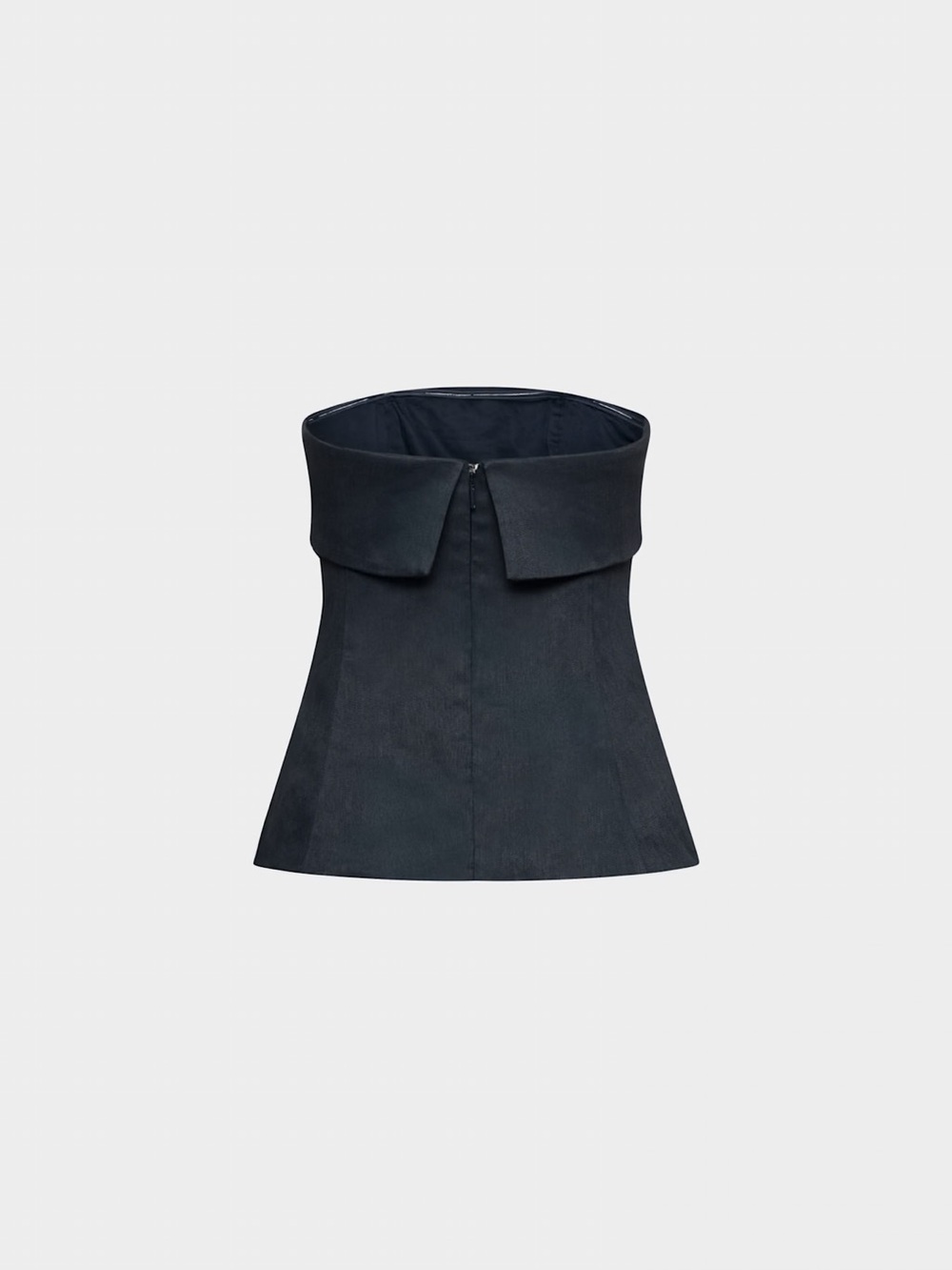 NWT Aritzia Element Linen Tube Top in Dark Night Navy 10 - Picture 8 of 10